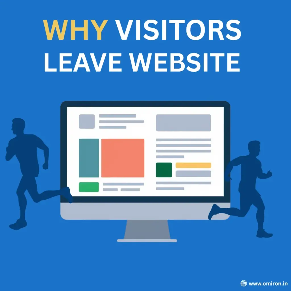 why visitors leave a website